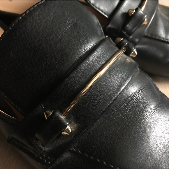 A New Day Faux Leather Loafer Mule in Black Size 9 - Picture 7 of 9